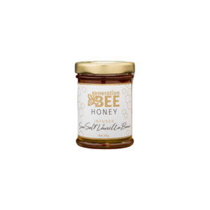Generation Bee - Hand Crafted Flavor Infused Honey Jars - Sea Salt Vanilla Bean - 3 oz