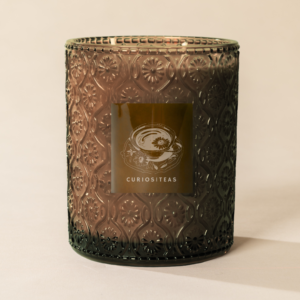 Poured New York - Double Wick Vintage Etched Glass Soy Coconut Wax Candle - 22 oz - 100 HR - CURIOSITEAS