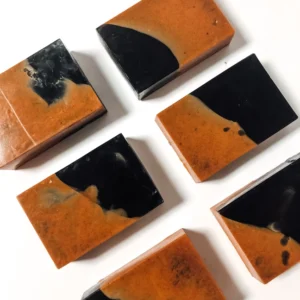 Subtle and Wild - Artisan Made Soap – Charcoal & Turmeric Shea Butter Soap - Unscented