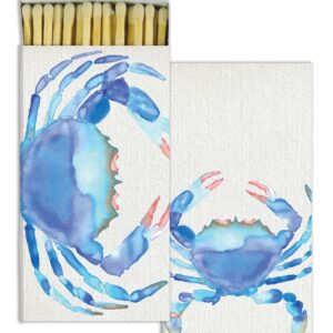 HomArt - Decorative Matchboxes - WATERCOLOR CRAB