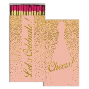 HomArt – Decorative Matchboxes – CHEERS - GOLD FIL