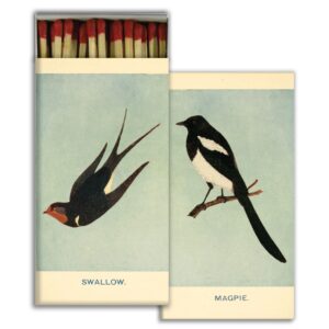 HomArt – Decorative Matchboxes – SWALLOW & MAGPIE