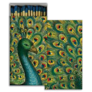HomArt – Decorative Matchboxes – COY PEACOCK