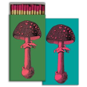 HomArt – Decorative Matchboxes – TALL MUSHROOMS