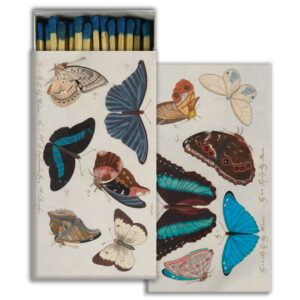 HomArt – Decorative Matchboxes – BLUE BUTTERFLIES