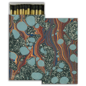 HomArt – Decorative Matchboxes – BLUE BUBBLE MARBLE