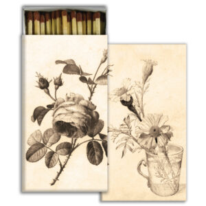 HomArt – Decorative Matchboxes – SEPIA FLORAL