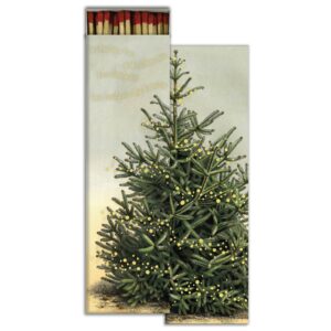 HomArt – XL Decorative Matchboxes – OH CHRISTMAS TEE - GOLD FOIL