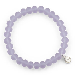 Liza's - Clarksville Euphoric Collection - German Crystal Beaded Bracelet 8mm - LILAC