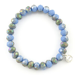 Liza's - Clarksville Ocean Collection - German Crystal Beaded Bracelet 8mm - NAVY