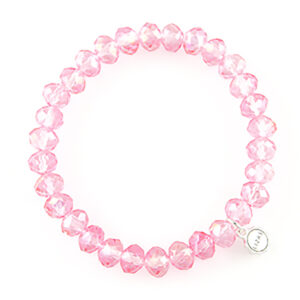 Liza's - Clarksville Euphoric Collection - German Crystal Beaded Bracelet 8mm - ROSE