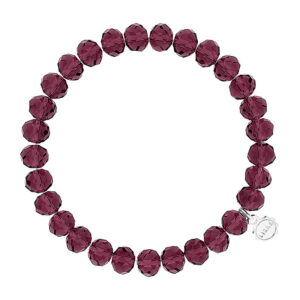 Liza's - Clarksville Nude Collection - German Crystal Beaded Bracelet 8mm - TOFFEE