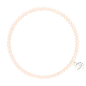 Liza's - Fineville Nude Collection - German Crystal Beaded Bracelet 3mm - LINEN