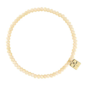 Liza's - Fineville Nude Collection - German Crystal Beaded Bracelet 3mm - SAND