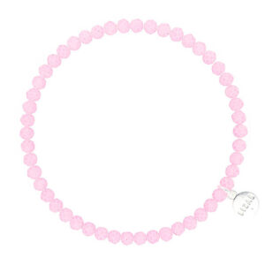 Liza's - Knoxville Euphoric Collection - German Crystal Beaded Bracelet 4mm - LAVENDER BLUSH