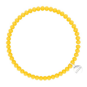 Liza's - Knoxville Fire Collection - German Crystal Beaded Bracelet 4mm - MELLOW