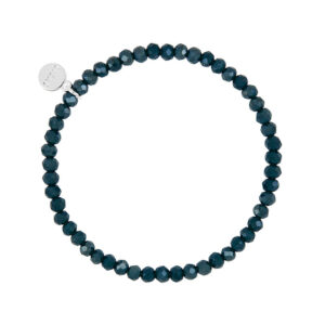 Liza's - Knoxville Sky Night Collection - German Crystal Beaded Bracelet 4mm - NIGHT BLUE