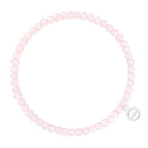 Liza's - Knoxville Nude Collection - German Crystal Beaded Bracelet 4mm - PECAN