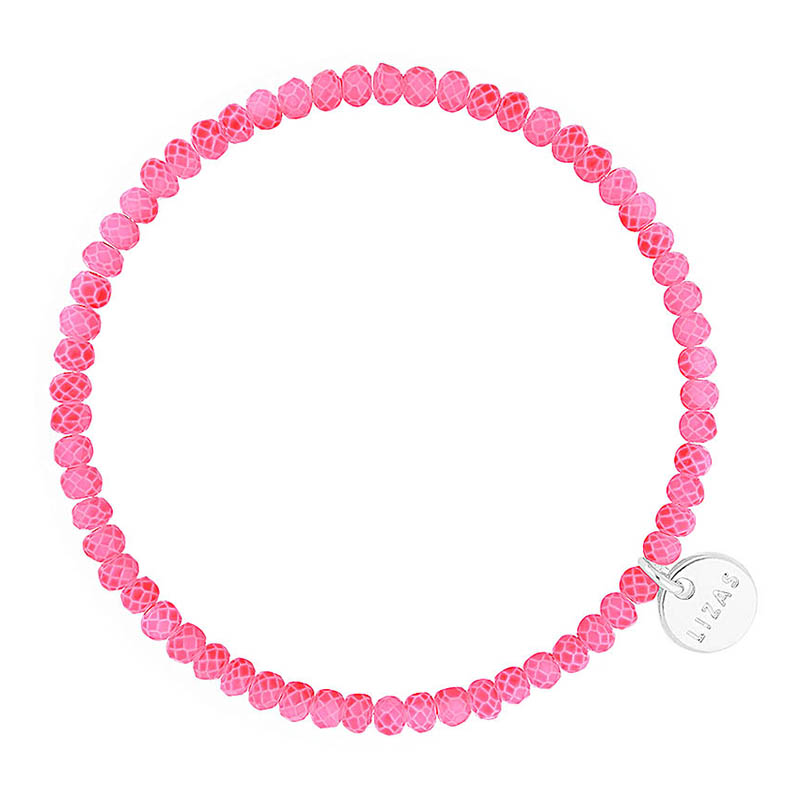 Liza's - Knoxville Euphoric Collection - German Crystal Beaded Bracelet 4mm - RUBY