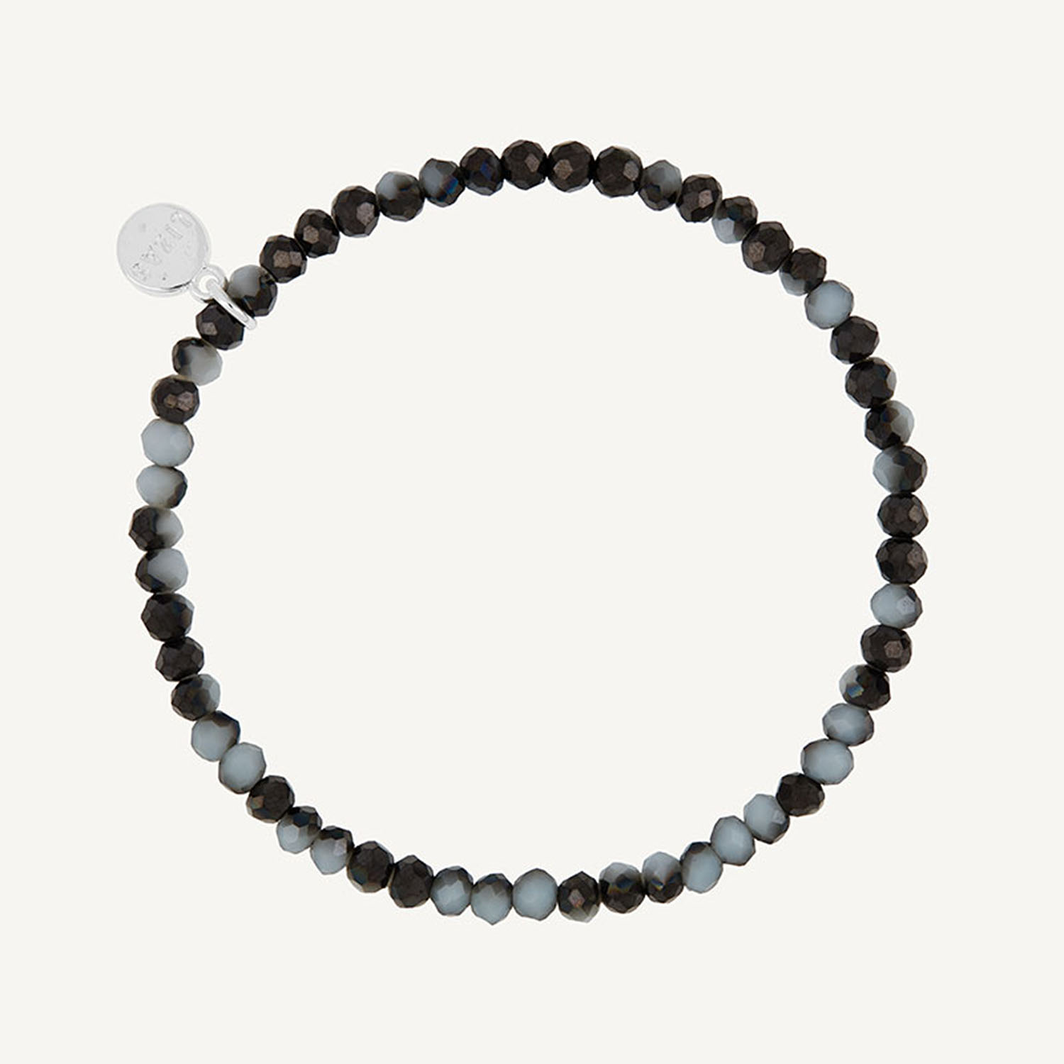 Liza's - Knoxville Nude Collection - German Crystal Beaded Bracelet 4mm - UMBRA