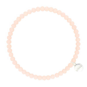 Liza's - Knoxville Nude Collection - German Crystal Beaded Bracelet 4mm - VINTAGE ROSE