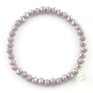 Liza's - Nashville Euphoric Collection - German Crystal Beaded Bracelet 6mm - AMETHYST