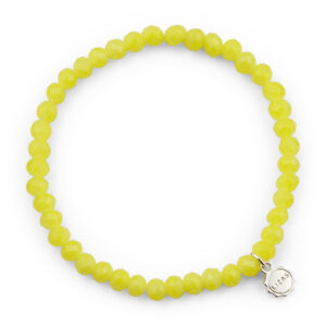 Liza's - Nashville Fire Collection - German Crystal Beaded Bracelet 6mm - CITRINE