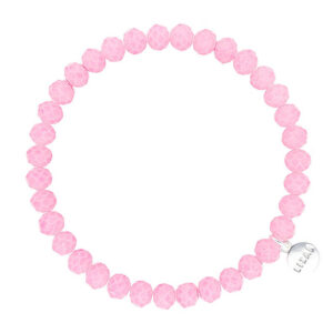 Liza's - Nashville Euphoric Collection - German Crystal Beaded Bracelet 6mm - DARK ROSE