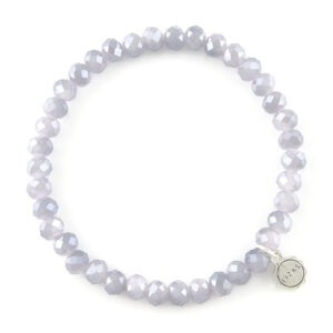 Liza's - Nashville Euphoric Collection - German Crystal Beaded Bracelet 6mm - LIGHT PURPLE