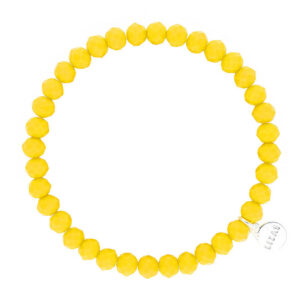 Liza's - Nashville Fire Collection - German Crystal Beaded Bracelet 6mm - MELLOW