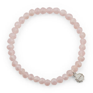 Liza's - Nashville Euphoric Collection - German Crystal Beaded Bracelet 6mm - NUDE