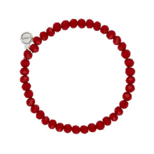 Liza's - Nashville Fire Collection - German Crystal Beaded Bracelet 6mm - RED