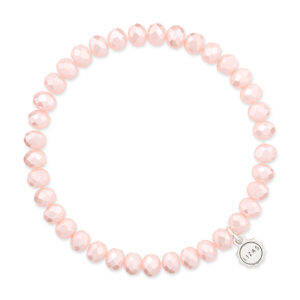 Liza's - Nashville Nude Collection - German Crystal Beaded Bracelet 6mm - SILK