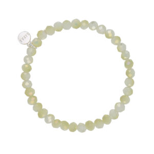 Liza's - Nashville Fire Collection - German Crystal Beaded Bracelet 6mm - SOFT YELLOW