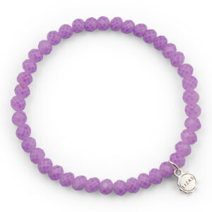 Liza's - Nashville Euphoric Collection - German Crystal Beaded Bracelet 6mm - VIOLET