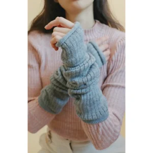 TabbiSocks - Wool Blend Arm Warmers / Leg Warmers - GRAY