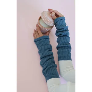 TabbiSocks - Wool Blend Arm Warmers / Leg Warmers - BLUE