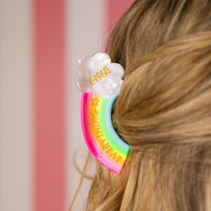 Chez Gagne - Plant-Based Acetate Hair Claw Clip - EVERYTHING IS FINE