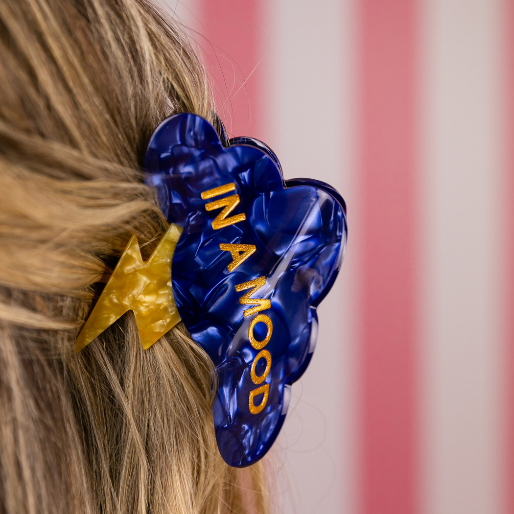 Chez Gagne - Plant-Based Acetate Hair Claw Clip - IN A MOOD