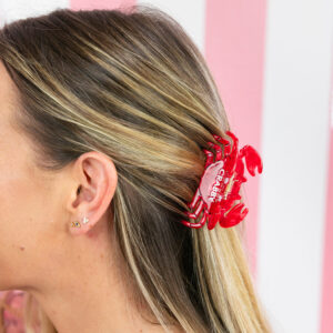 Chez Gagne - Plant-Based Acetate Hair Claw Clip - CRABBY