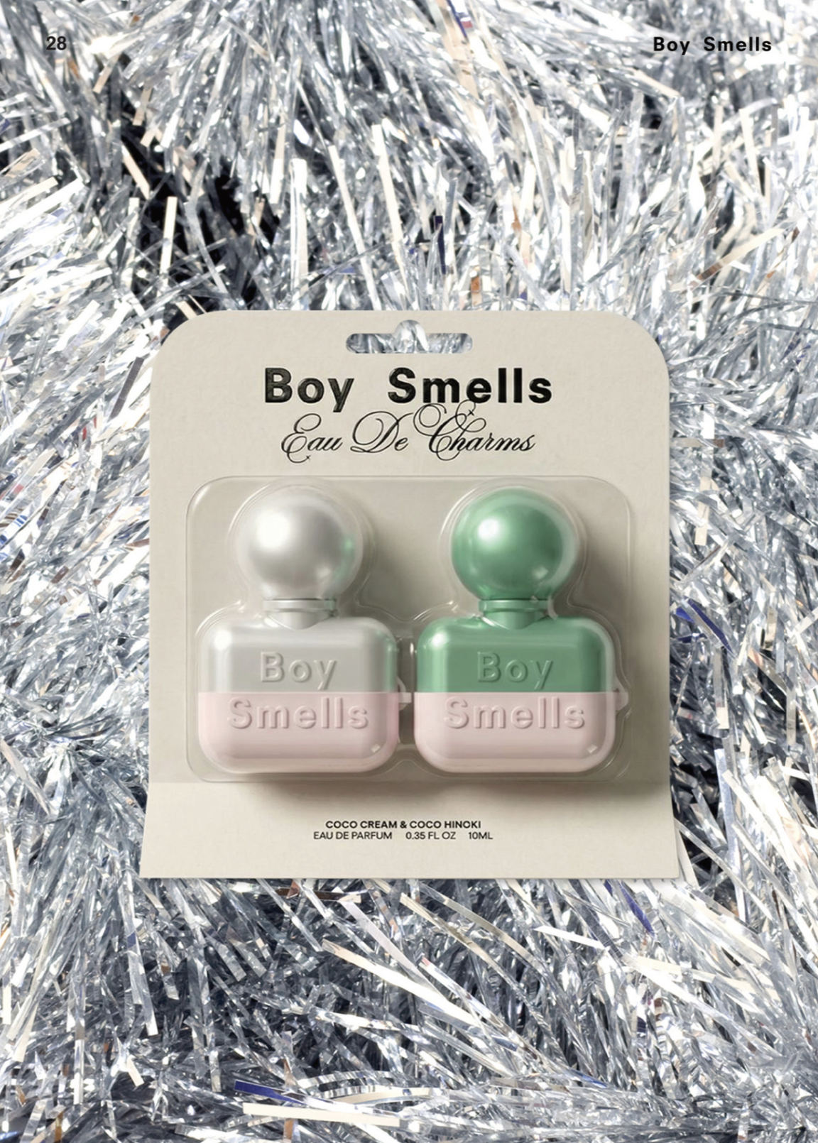 Boy Smells - 2026 Holiday Smells Collection - Eau de Charm Duo - 10ml x 2 - COCO HINOKI | COCO CREAM